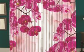 Комплект тюль Розовая Орхидея